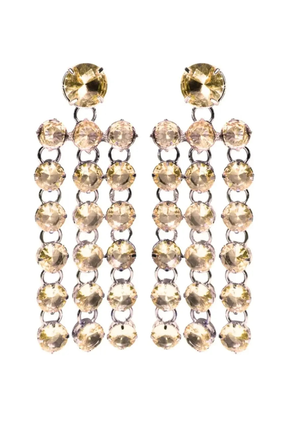 Maxi Earring Wishes Yellow Silver