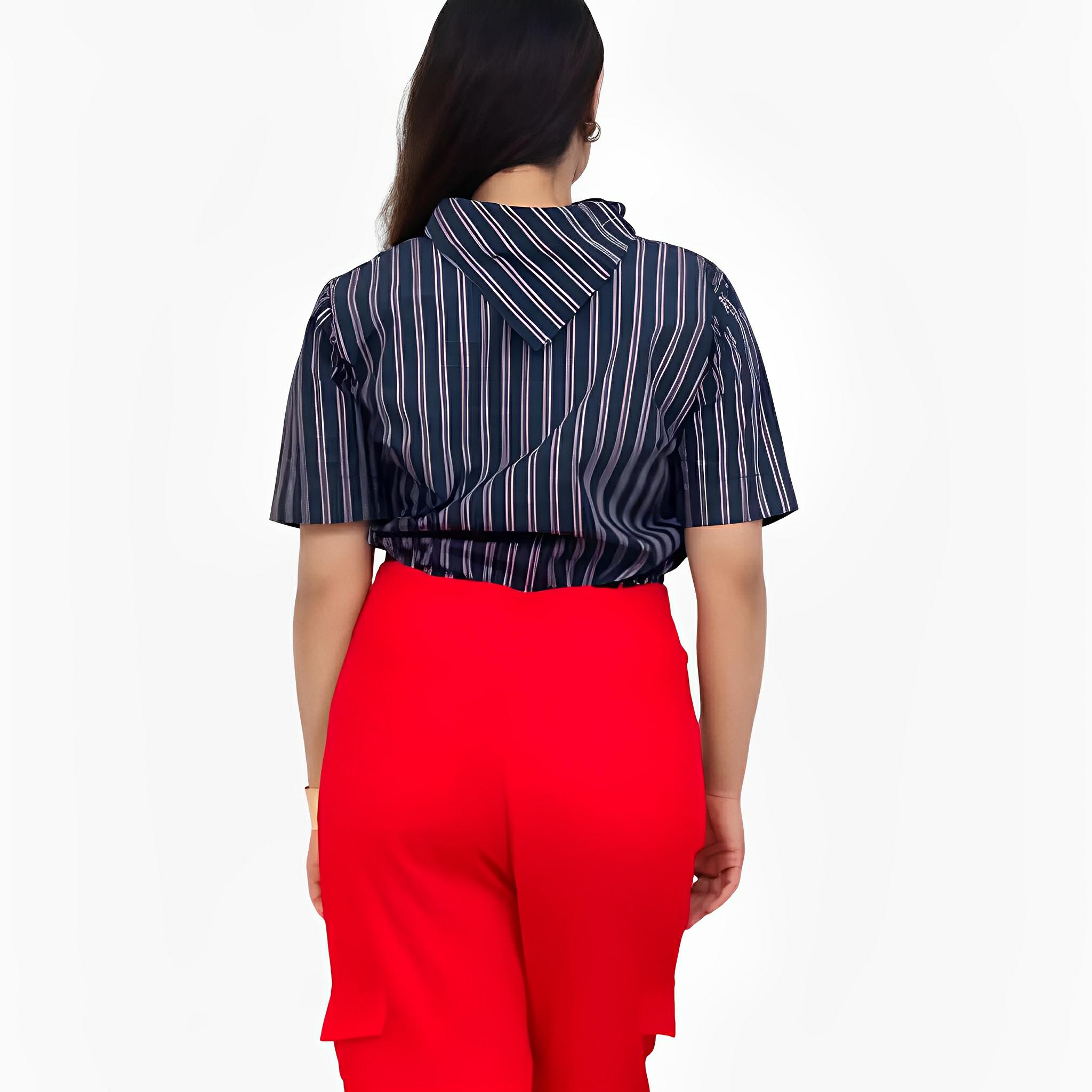 SATIN | Brazilian Luxury Fashion LILLY SARTI LILLY SARTI Western Scarf Collar Blouse