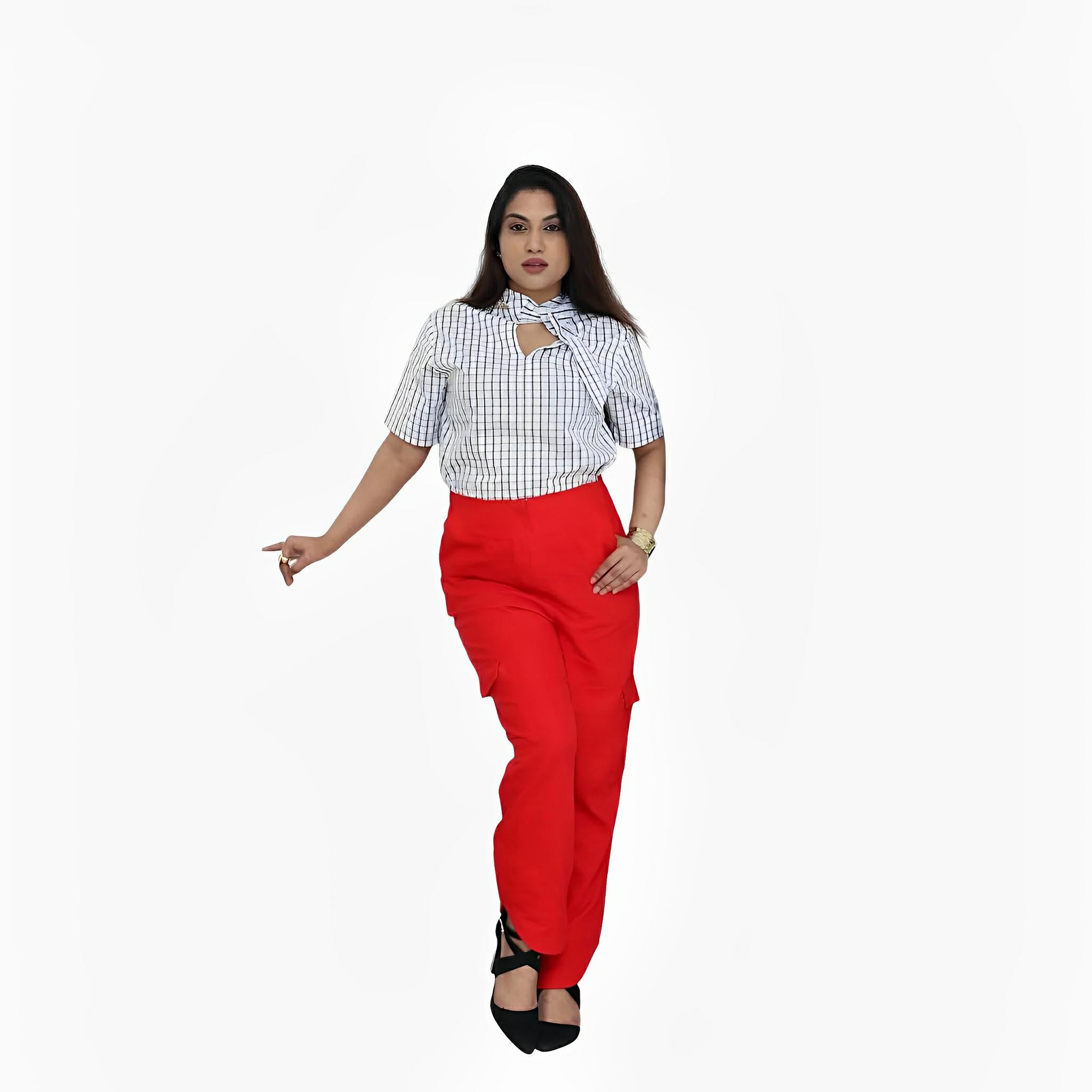 SATIN | Brazilian Luxury Fashion LILLY SARTI LILLY SARTI Linen Cargo Pants