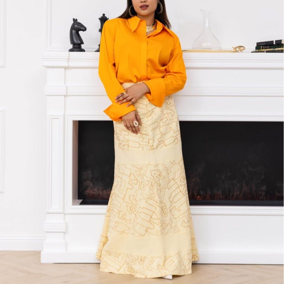 LILLY SARTI Lirio Skirt - SATIN | Brazilian Luxury Fashion