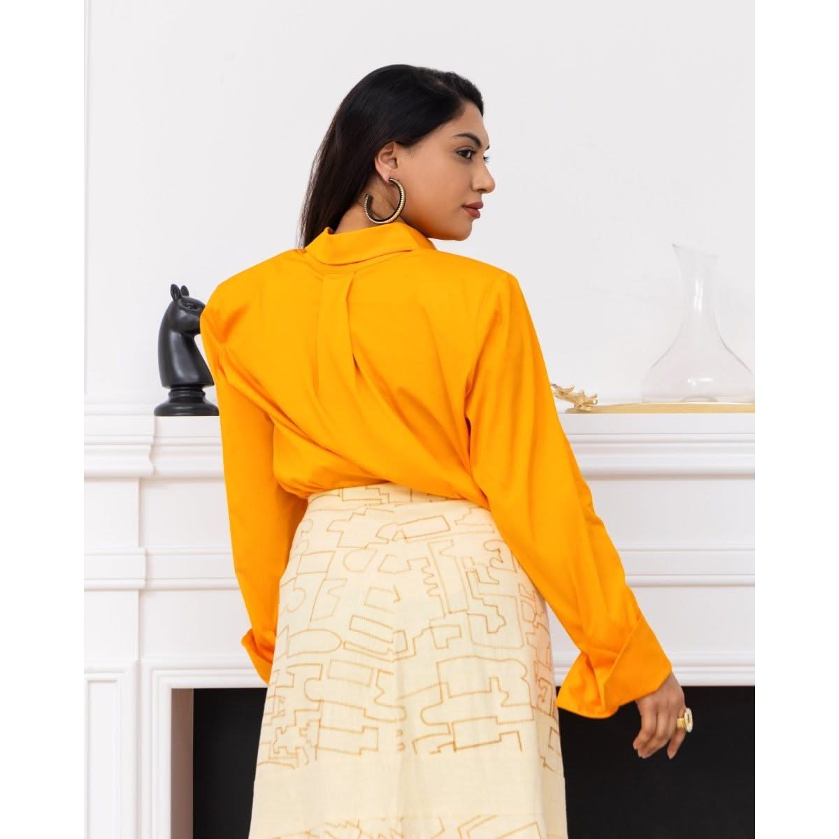 LILLY SARTI Lirio Skirt - SATIN | Brazilian Luxury Fashion