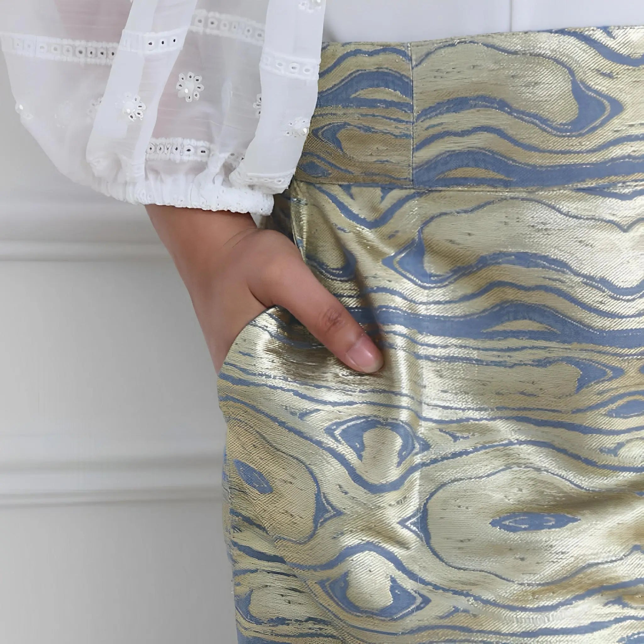 SATIN | Brazilian Luxury Fashion LILLY SARTI LILLY SARTI Anish Pencil Skirt