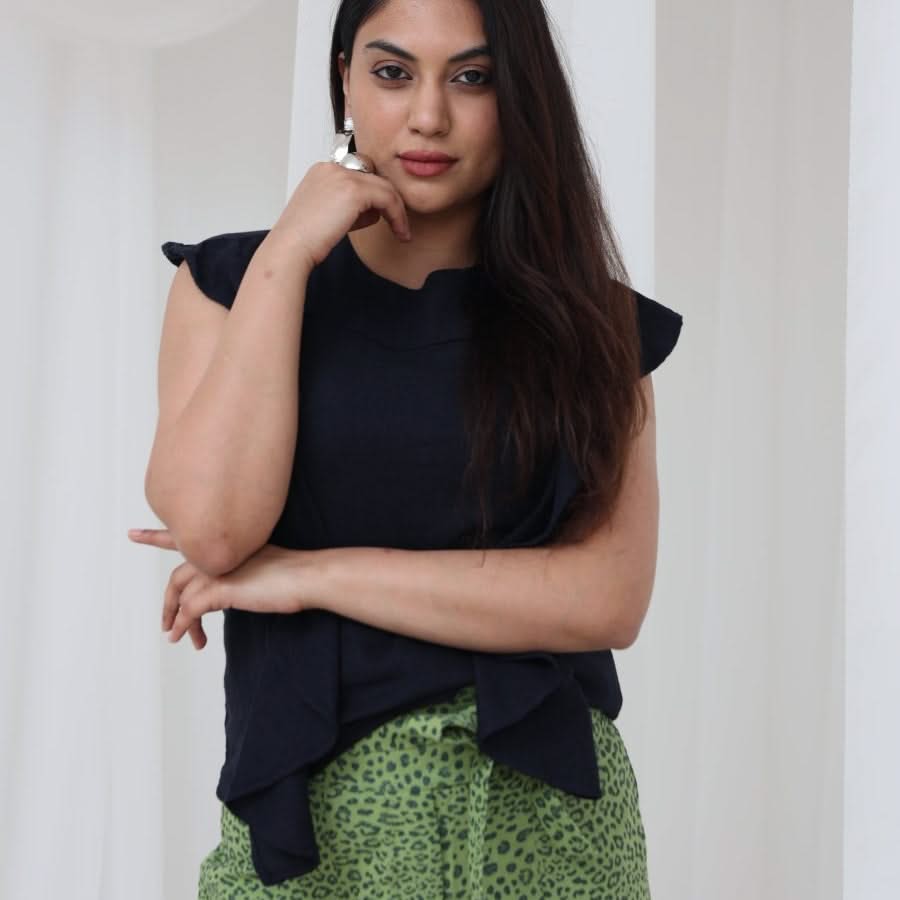 LILLY SARTI Fish Tied Blouse - SATIN | Brazilian Luxury Fashion