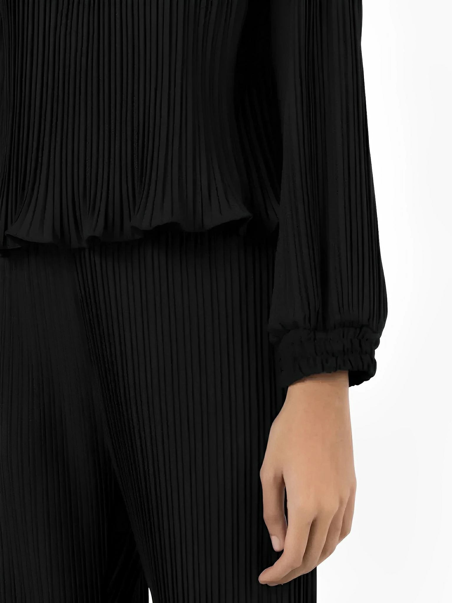 SATIN | Brazilian Luxury Fashion SATIN | Brazilian Luxury Fashion Neriage- Black blouse LEGBI