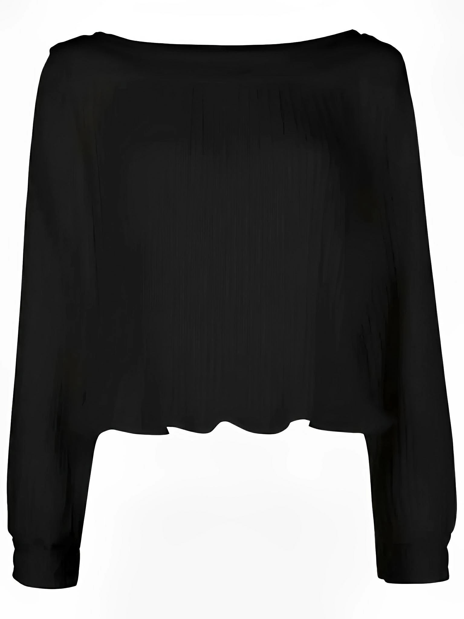 SATIN | Brazilian Luxury Fashion SATIN | Brazilian Luxury Fashion Neriage- Black blouse LEGBI