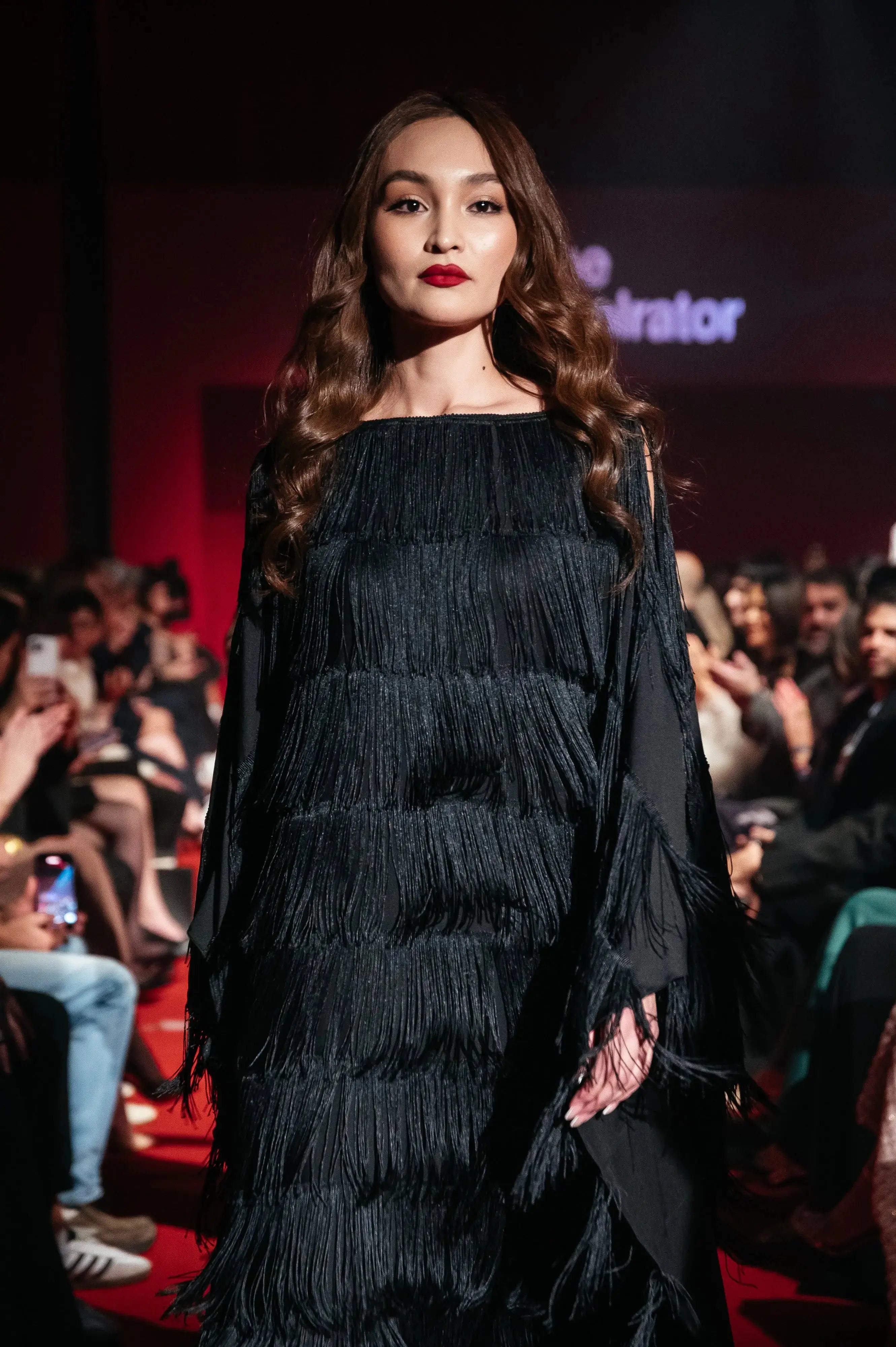 Bambu - Kaftan Fringes Black