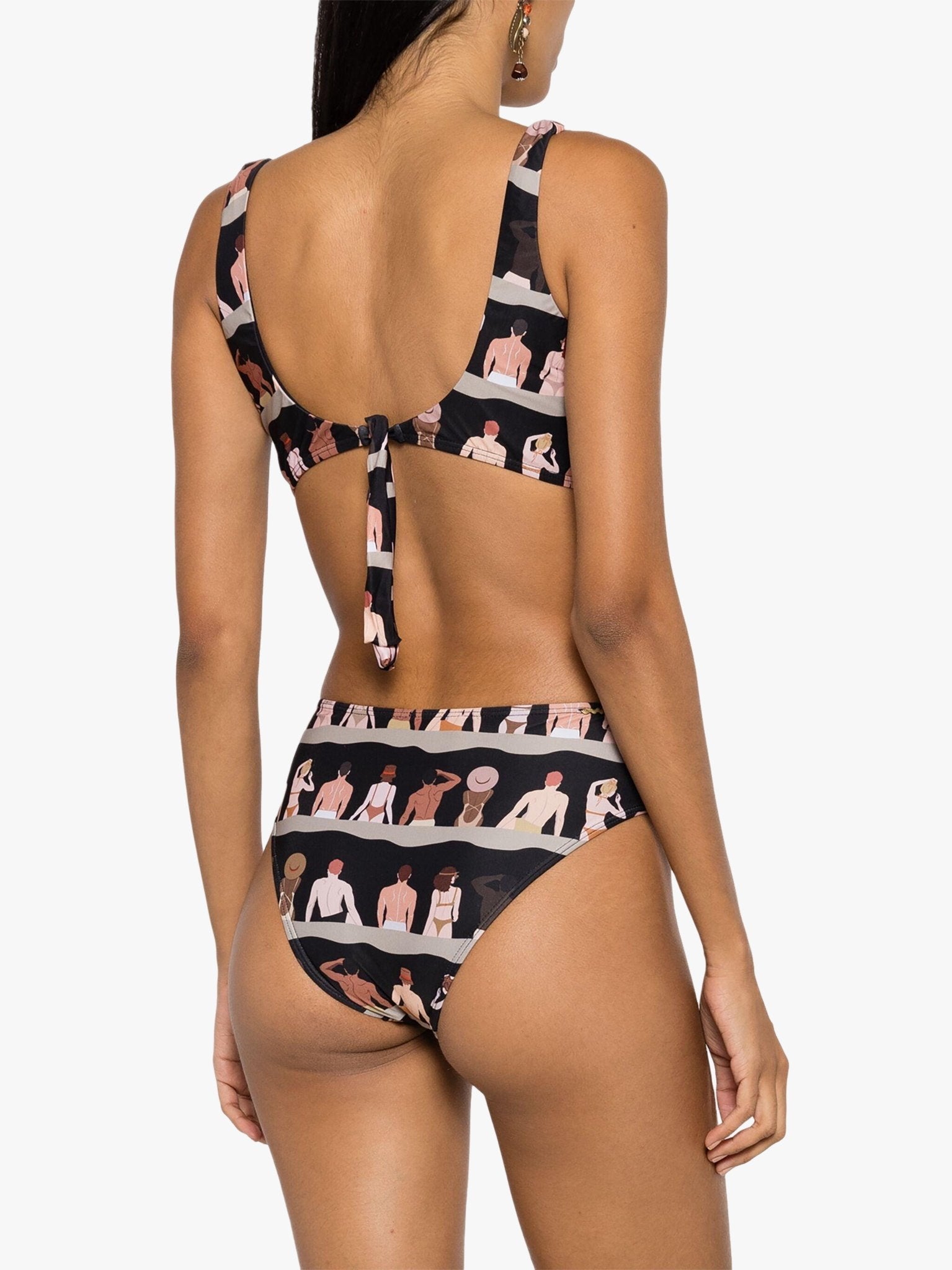 SATIN | Brazilian Luxury Fashion AMIR SLAMA AMIR SLAMA Bikini Top With Ring Detail