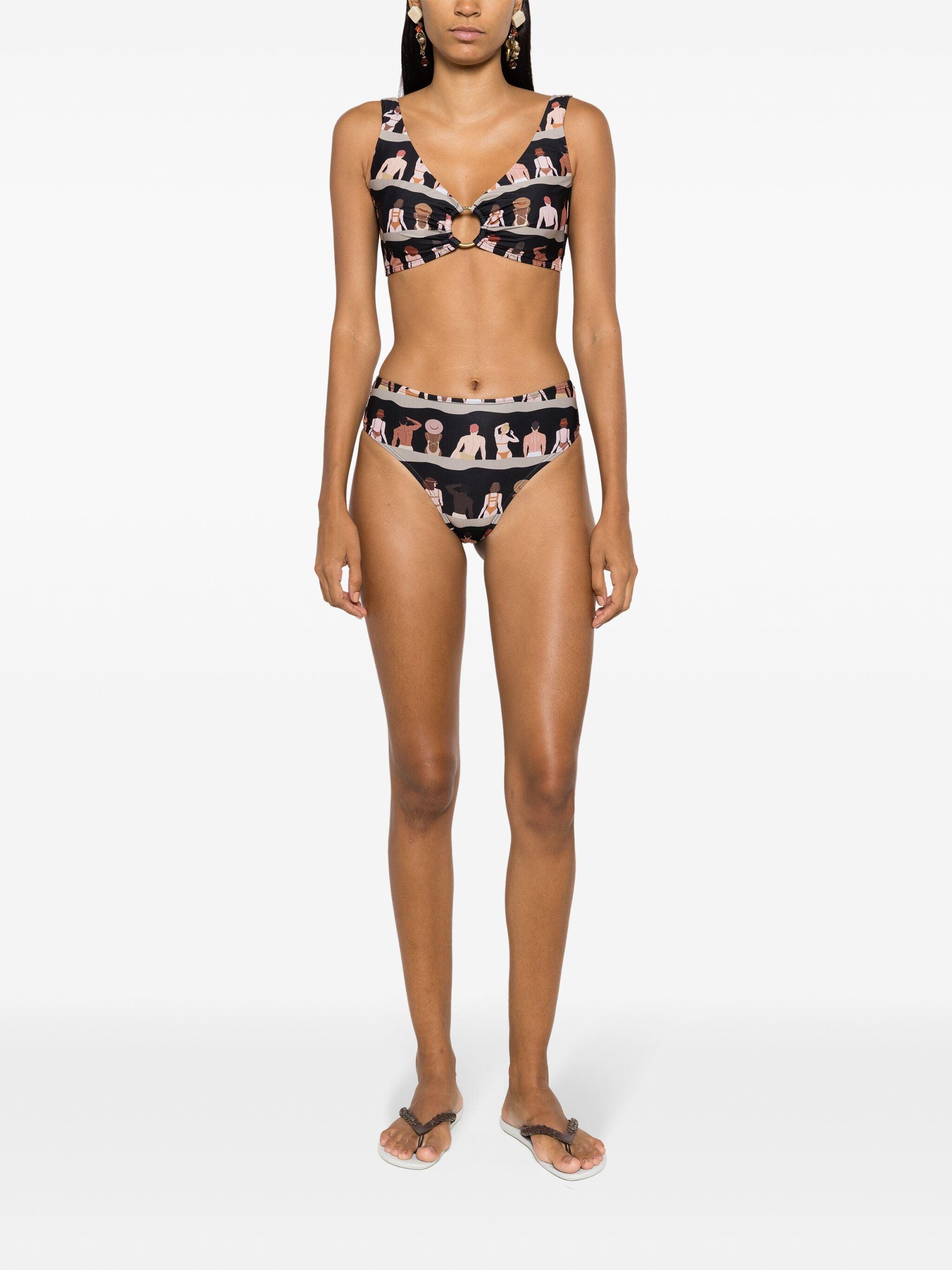 AMIR SLAMA High Cut Bikini Bottom - SATIN | Brazilian Luxury Fashion