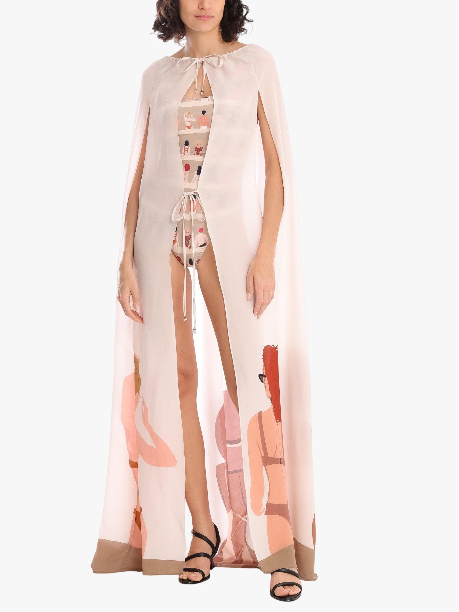 SATIN | Brazilian Luxury Fashion AMIR SLAMA AMIR SLAMA Silk Cape