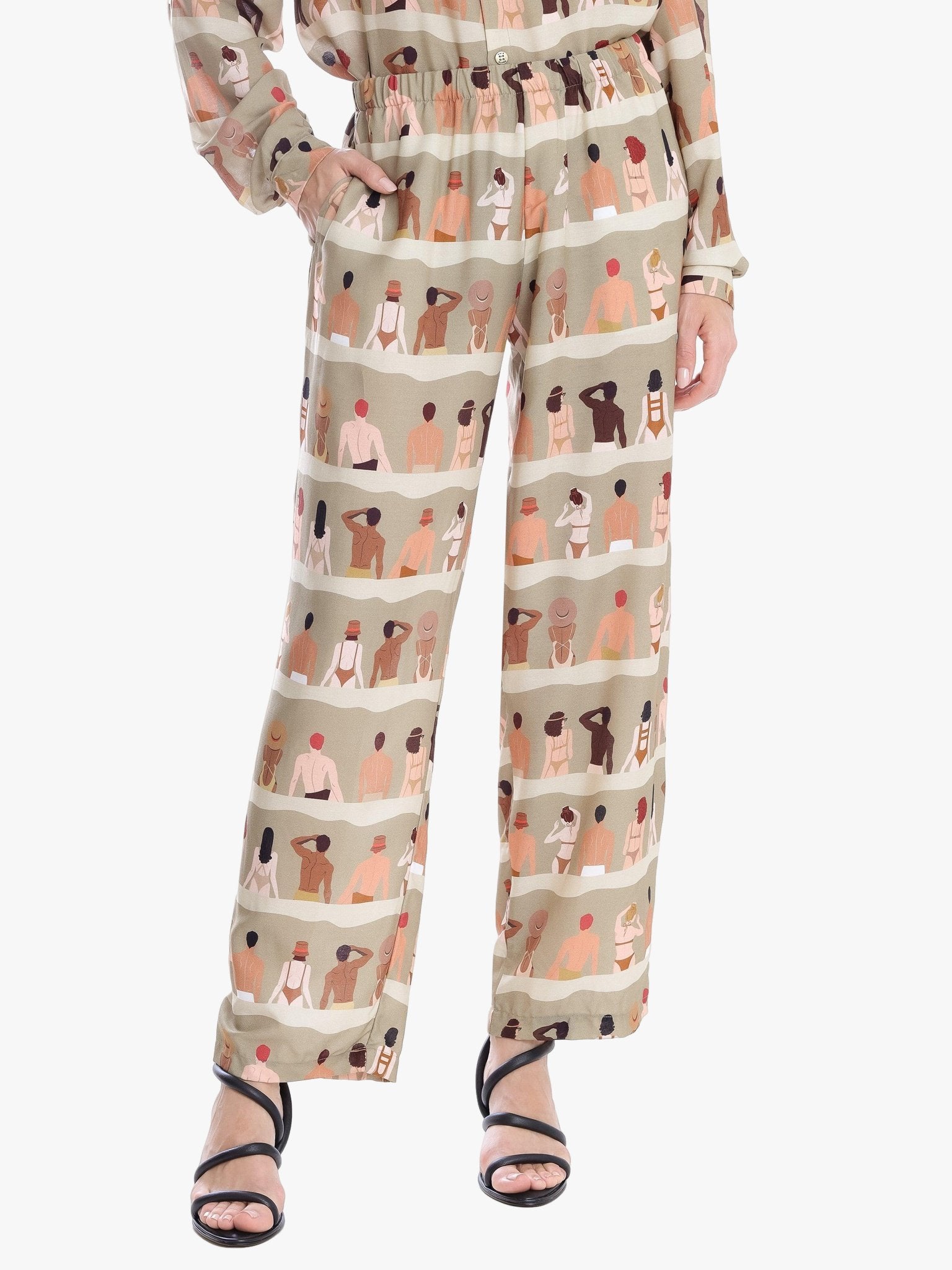 SATIN | Brazilian Luxury Fashion AMIR SLAMA AMIR SLAMA Viscose Pajama Pants