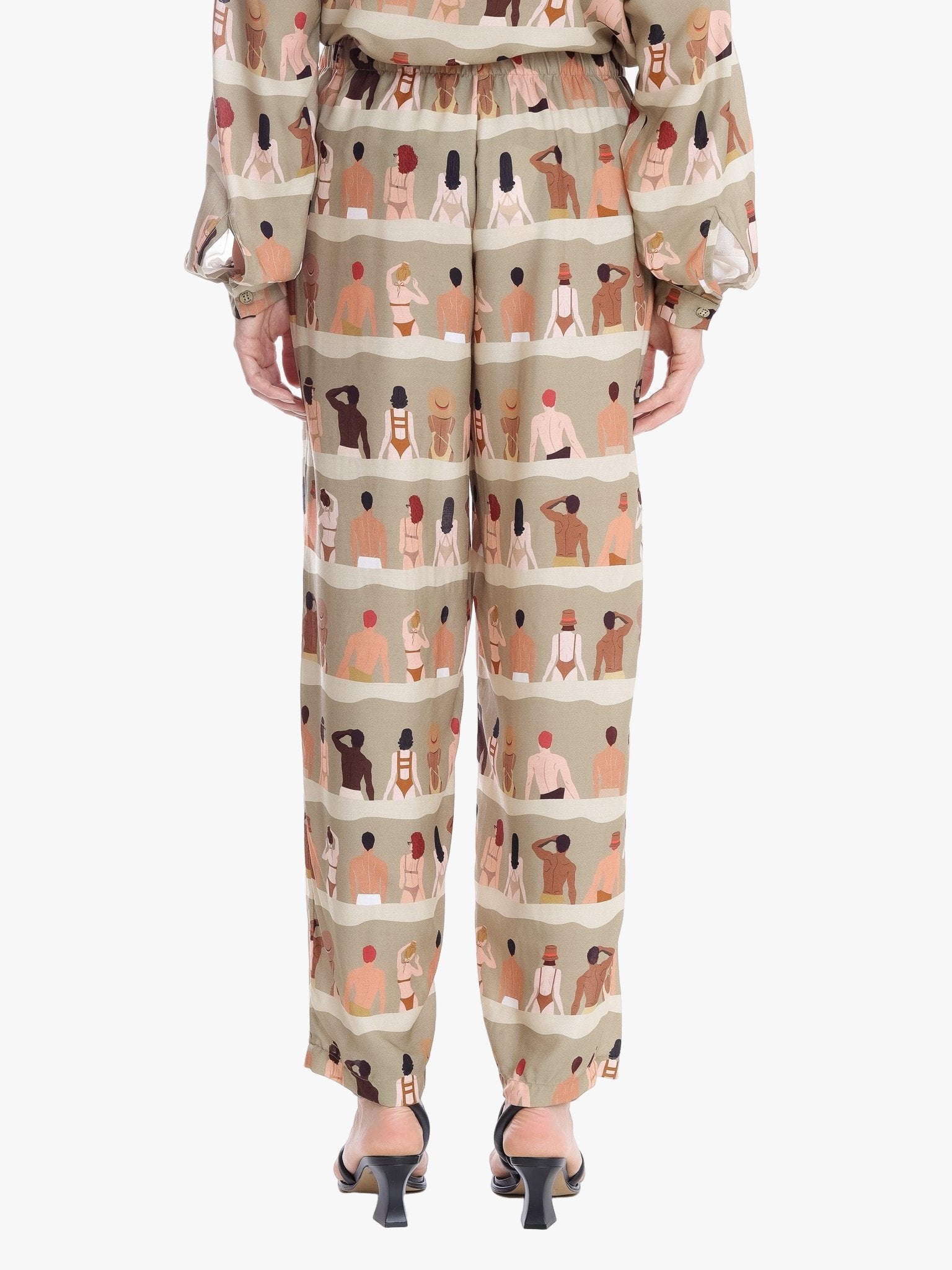 SATIN | Brazilian Luxury Fashion AMIR SLAMA AMIR SLAMA Viscose Pajama Pants