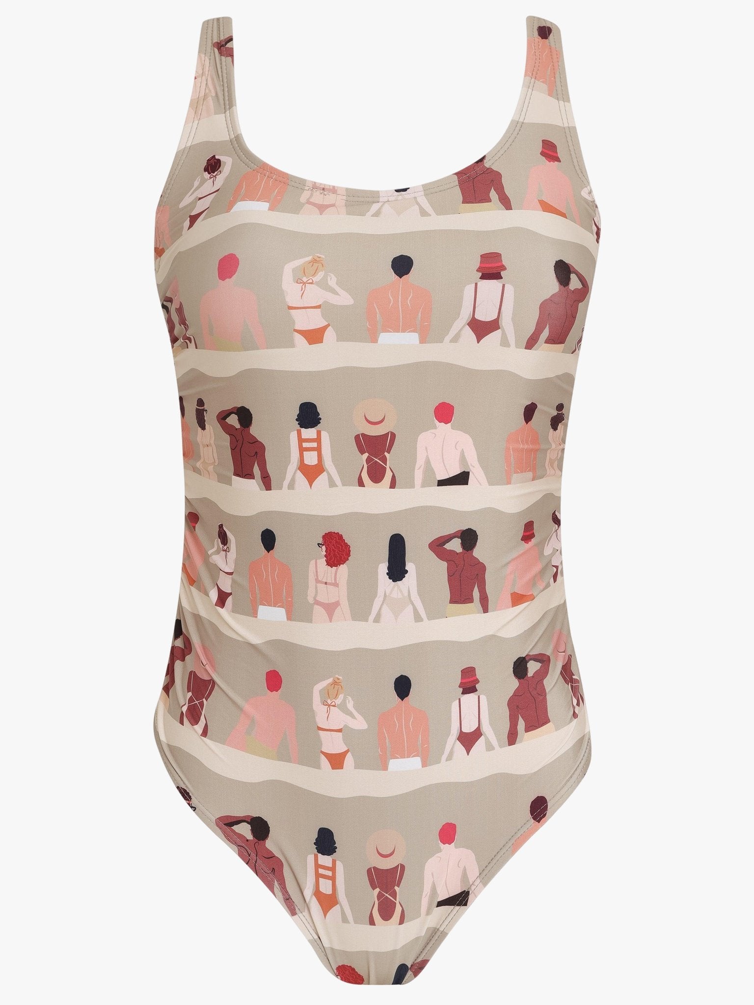 SATIN | Brazilian Luxury Fashion AMIR SLAMA AMIR SLAMA Swimsuit With Side Straps And Cutout Detail