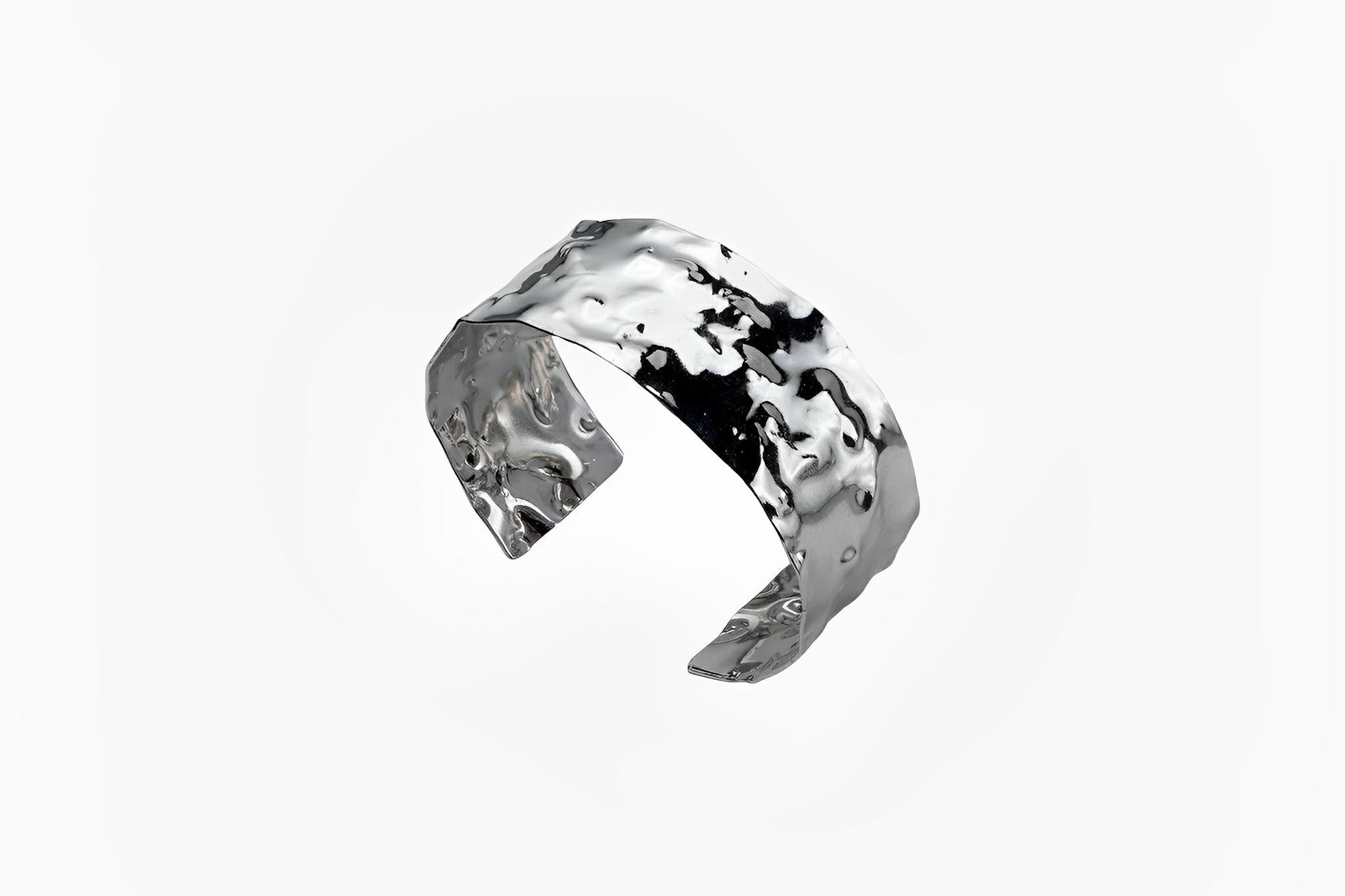 SATIN | Brazilian Luxury Fashion JULIANA MANZINI JULIANA MANZINI Fashion Jewelry - Life Hi-Lo Silver Bracelets - Elegant Set