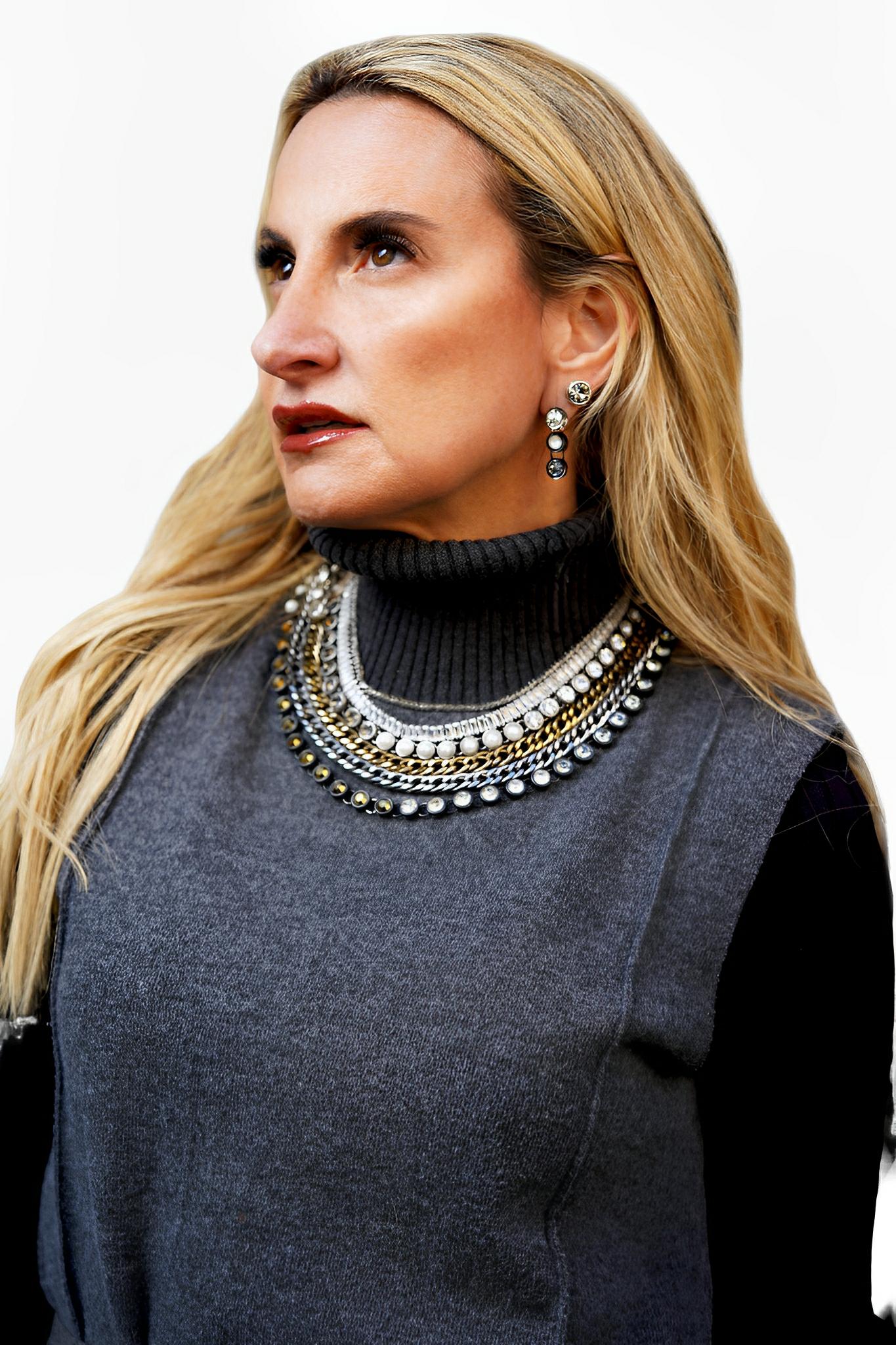 SATIN | Brazilian Luxury Fashion JULIANA MANZINI JULIANA MANZINI Fashion Jewelry - Maxi Glam Necklace In Colorful Bath Mix