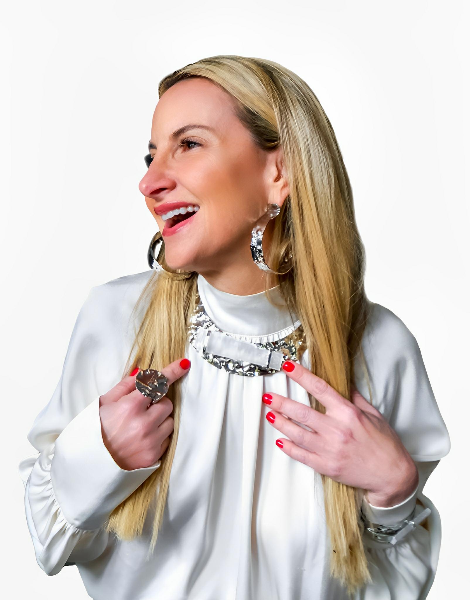 SATIN | Brazilian Luxury Fashion JULIANA MANZINI JULIANA MANZINI Fashion Jewelry - Life Hi-Lo Silver Earrings - Modern Luxury