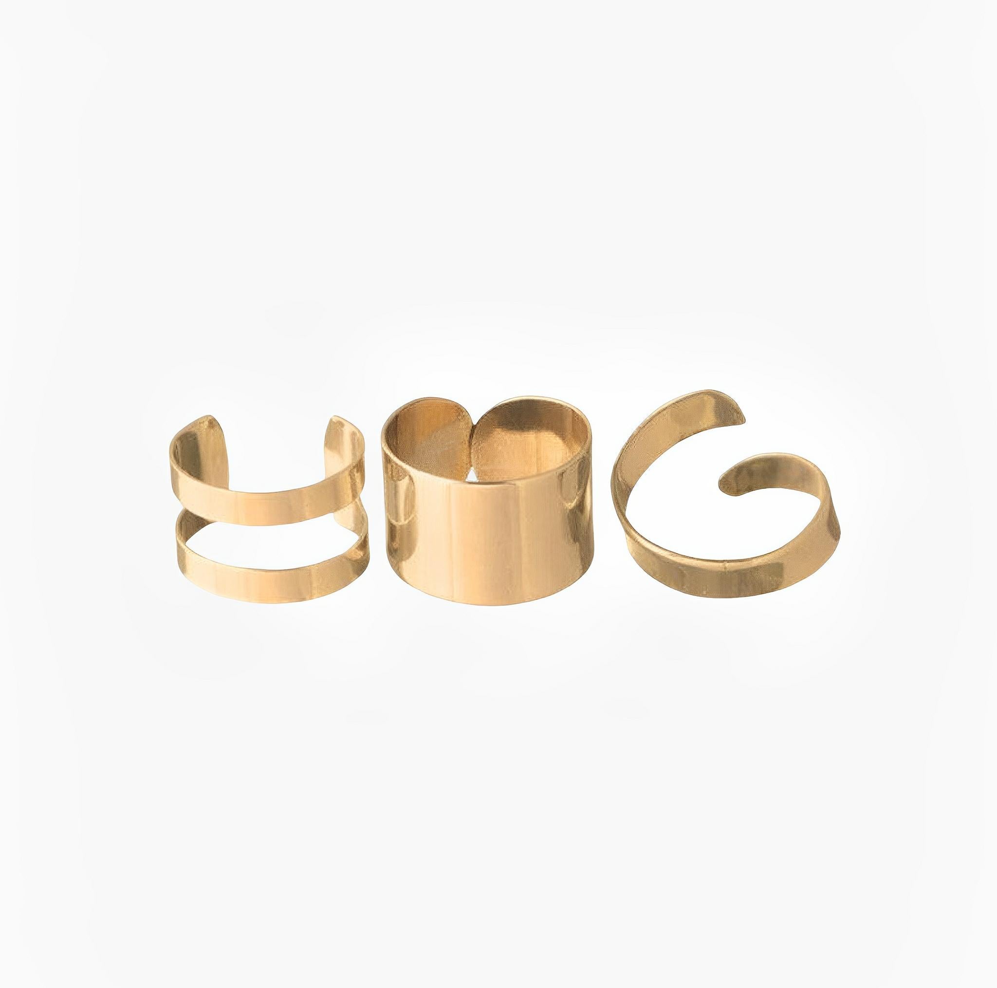 SATIN | Brazilian Luxury Fashion JULIANA MANZINI JULIANA MANZINI Fashion Jewelry - Colorful Chain Ring Kit