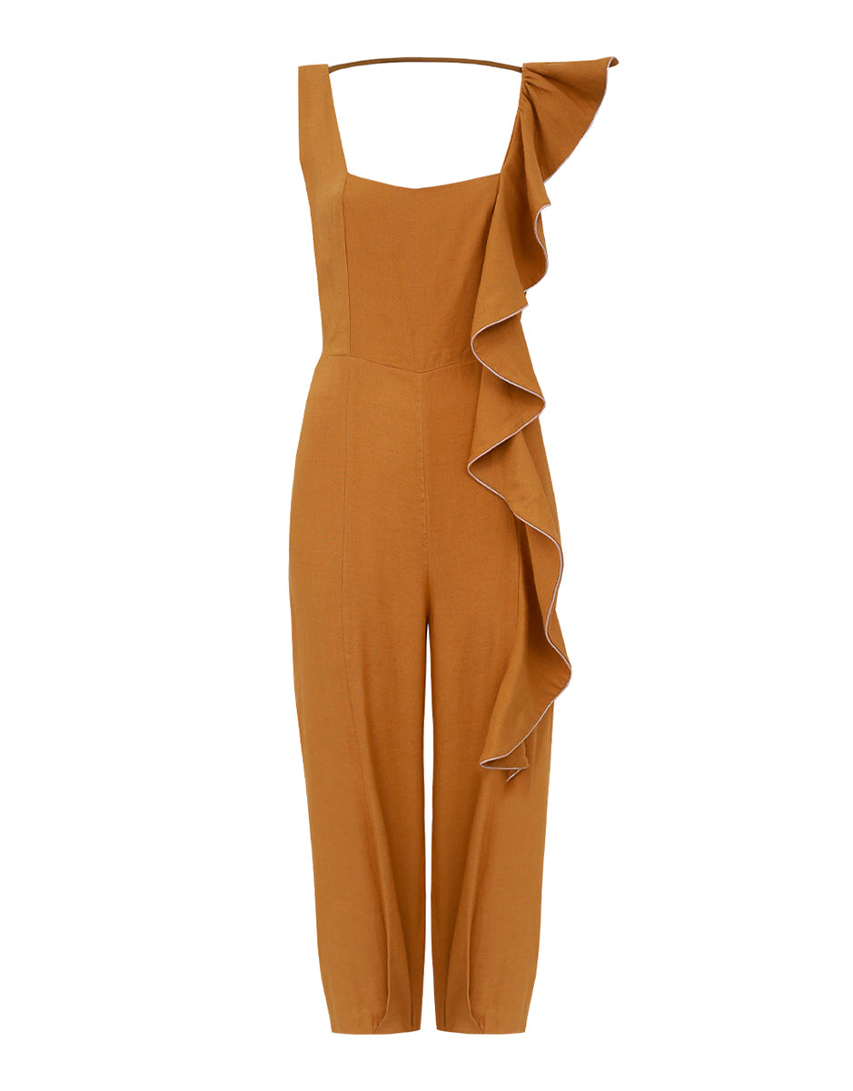 LILLY SARTI Masha Linen Jumpsuit