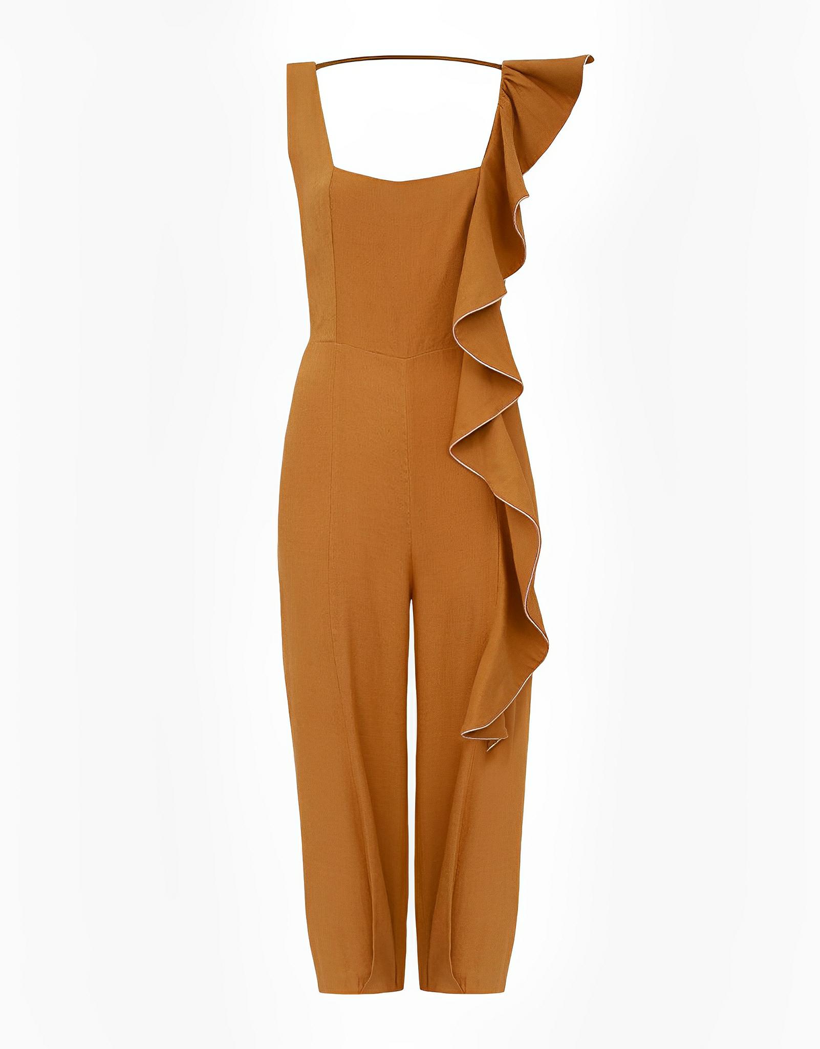 SATIN | Brazilian Luxury Fashion LILLY SARTI LILLY SARTI Masha Linen Jumpsuit