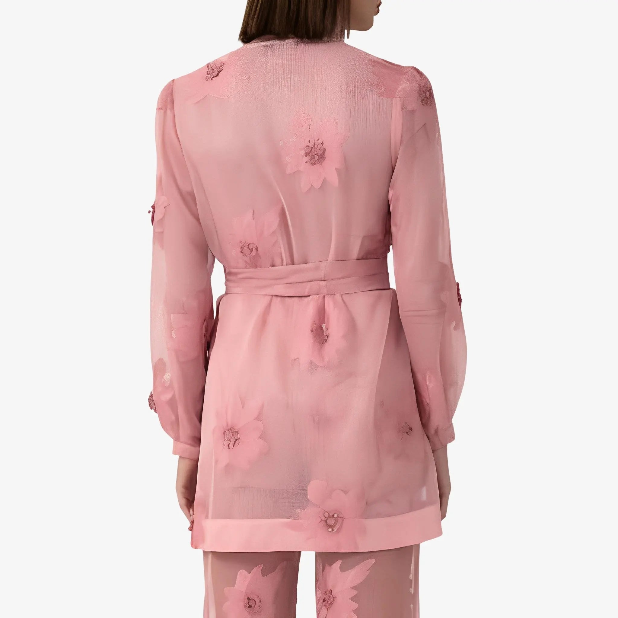 SATIN | Brazilian Luxury Fashion MIXED MIXED Lauren Pants In Pink Color