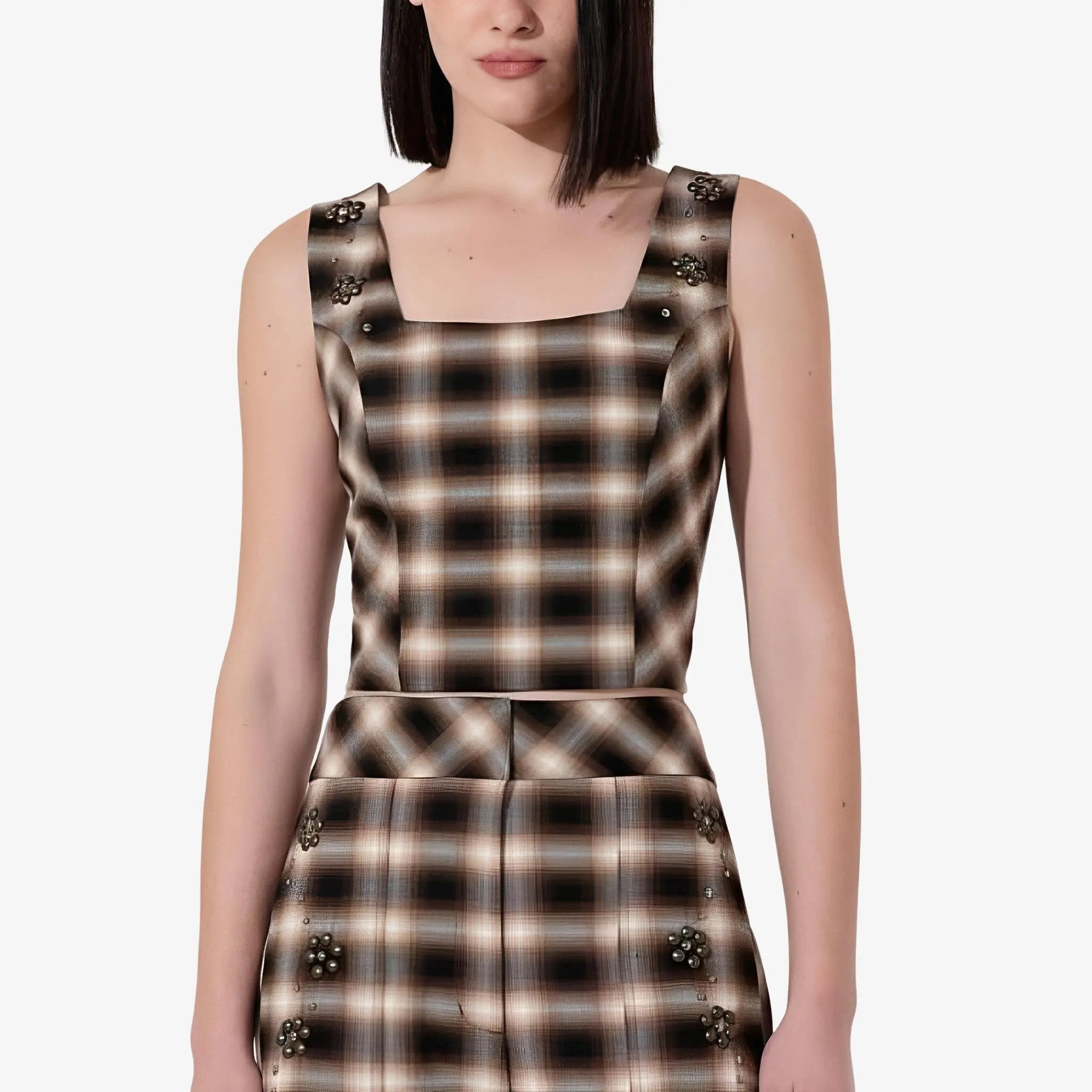 SATIN | Brazilian Luxury Fashion MIXED MIXED Elizabeth Top In Single Color