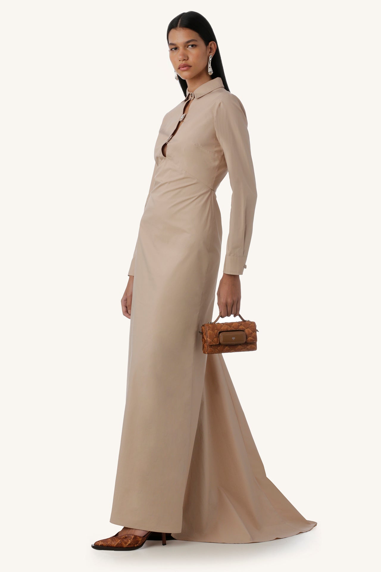 MISCI Helena Beige Dress