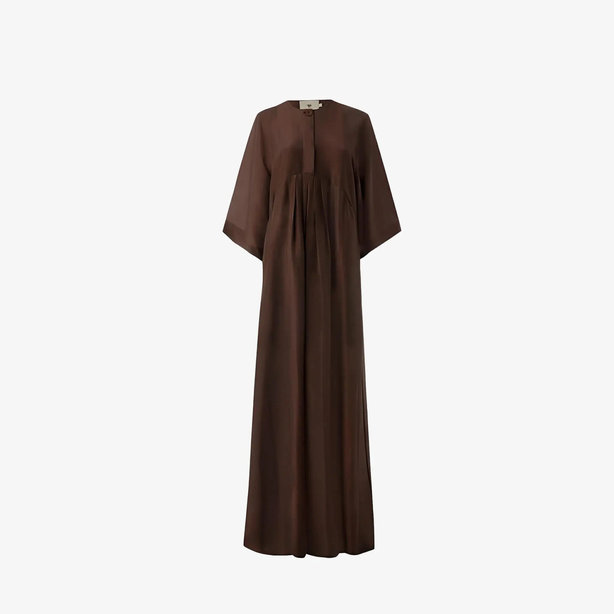 SATIN | Brazilian Luxury Fashion MISCI MISCI Cecilia Brown Dress