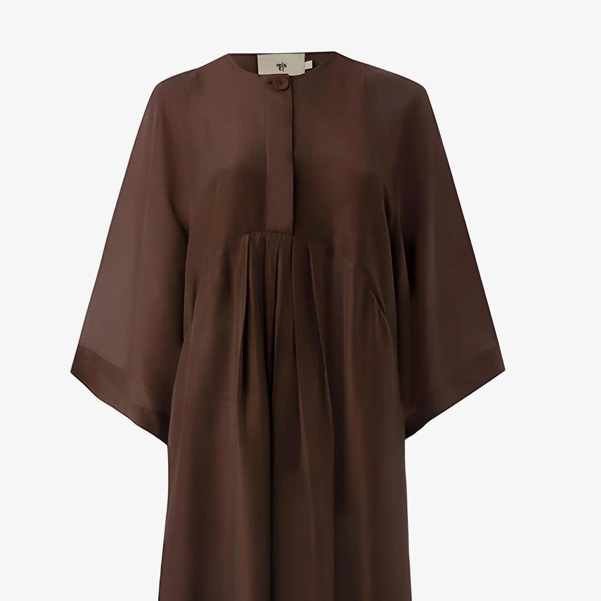 SATIN | Brazilian Luxury Fashion MISCI MISCI Cecilia Brown Dress