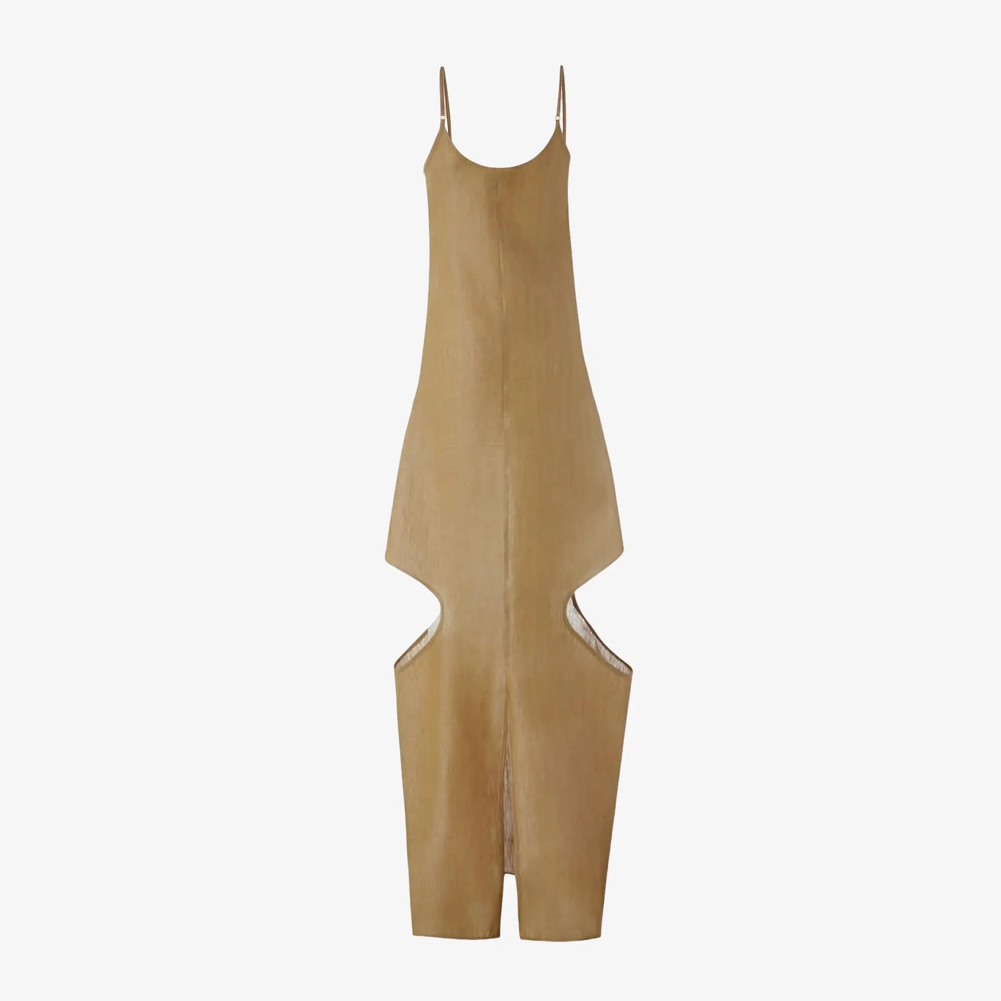 MISCI Cascavel Gold Linen Dress - Elegant & Unique Design SATIN | shopsatin.ae MISCI Cascavel Gold Linen Dress - Elegant & Unique Design SATIN | shopsatin.ae
