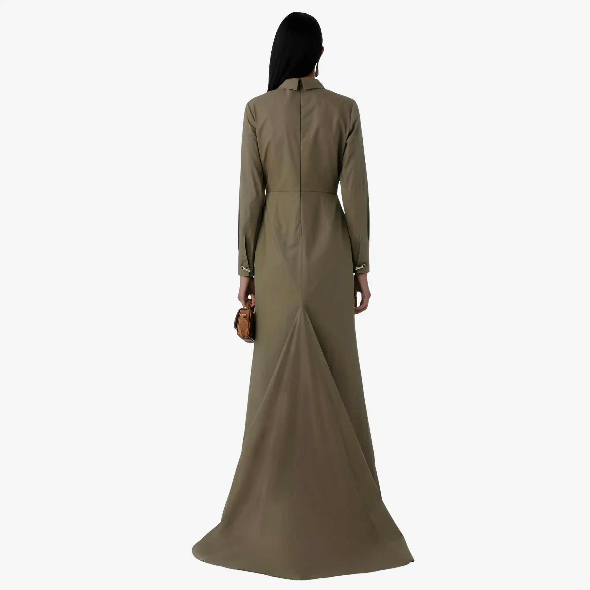 SATIN | Brazilian Luxury Fashion MISCI MISCI Helena Green Dress