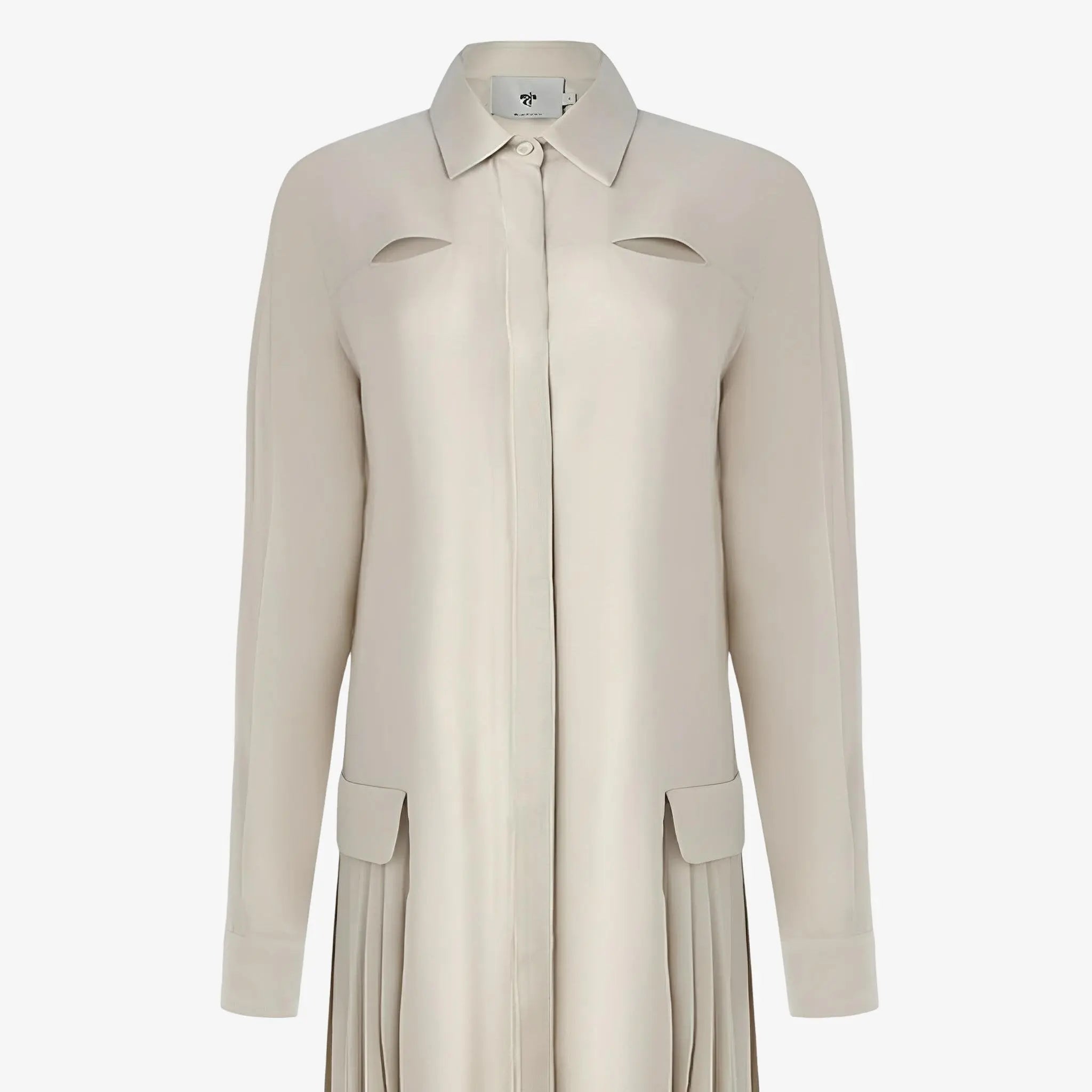 SATIN | Brazilian Luxury Fashion MISCI MISCI Victoria Natural Cotton Dress