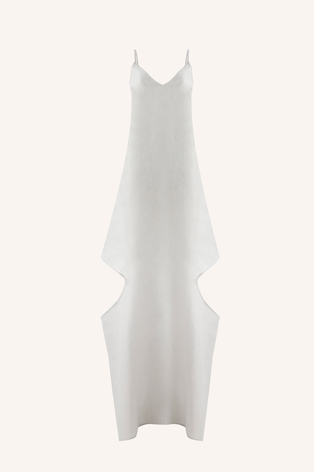 MISCI Cascavel Off-White Linen Dress