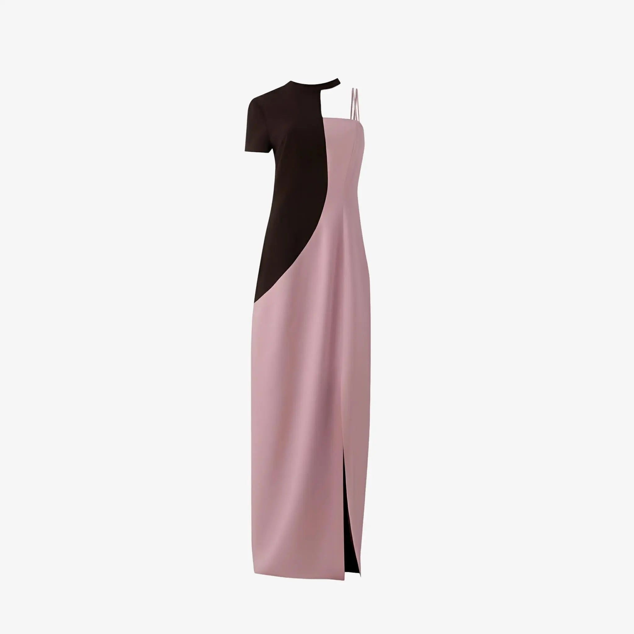 SATIN | Brazilian Luxury Fashion MISCI MISCI Cordova Pink Crepe Dress