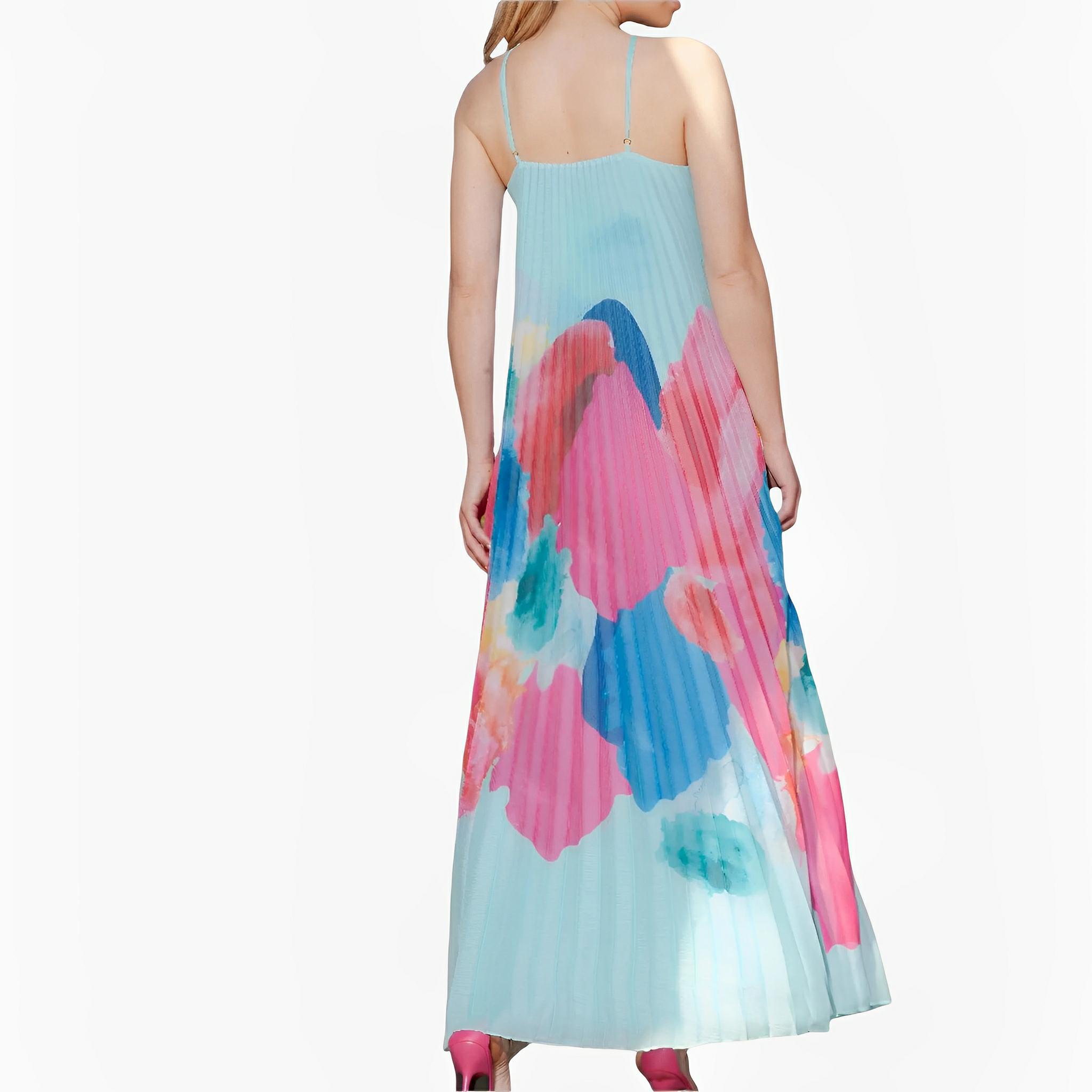 SATIN | Brazilian Luxury Fashion TONAGE TONAGE Print abstract colorful dress