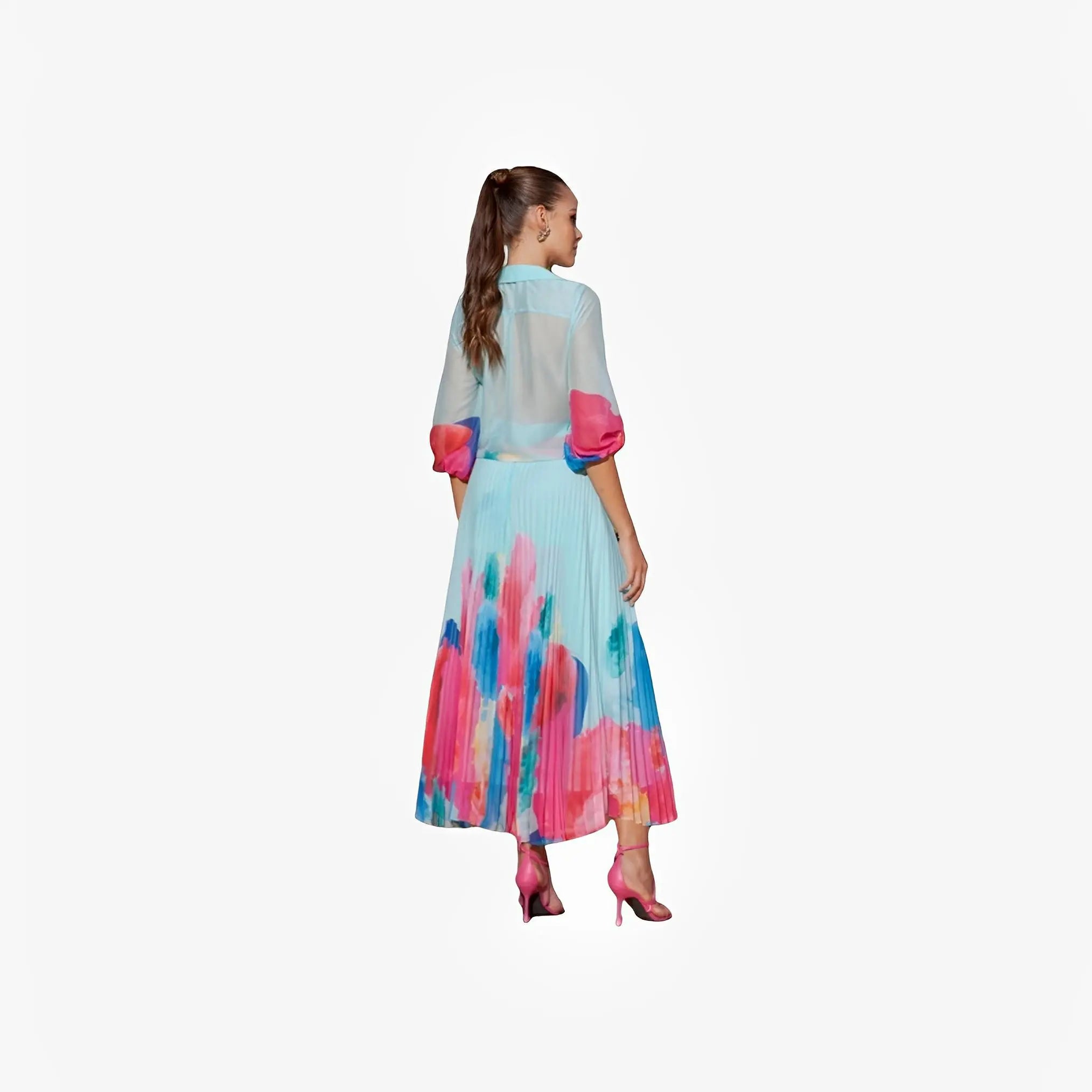 SATIN | Brazilian Luxury Fashion TONAGE TONAGE Blouse Print with abstract colorful spots