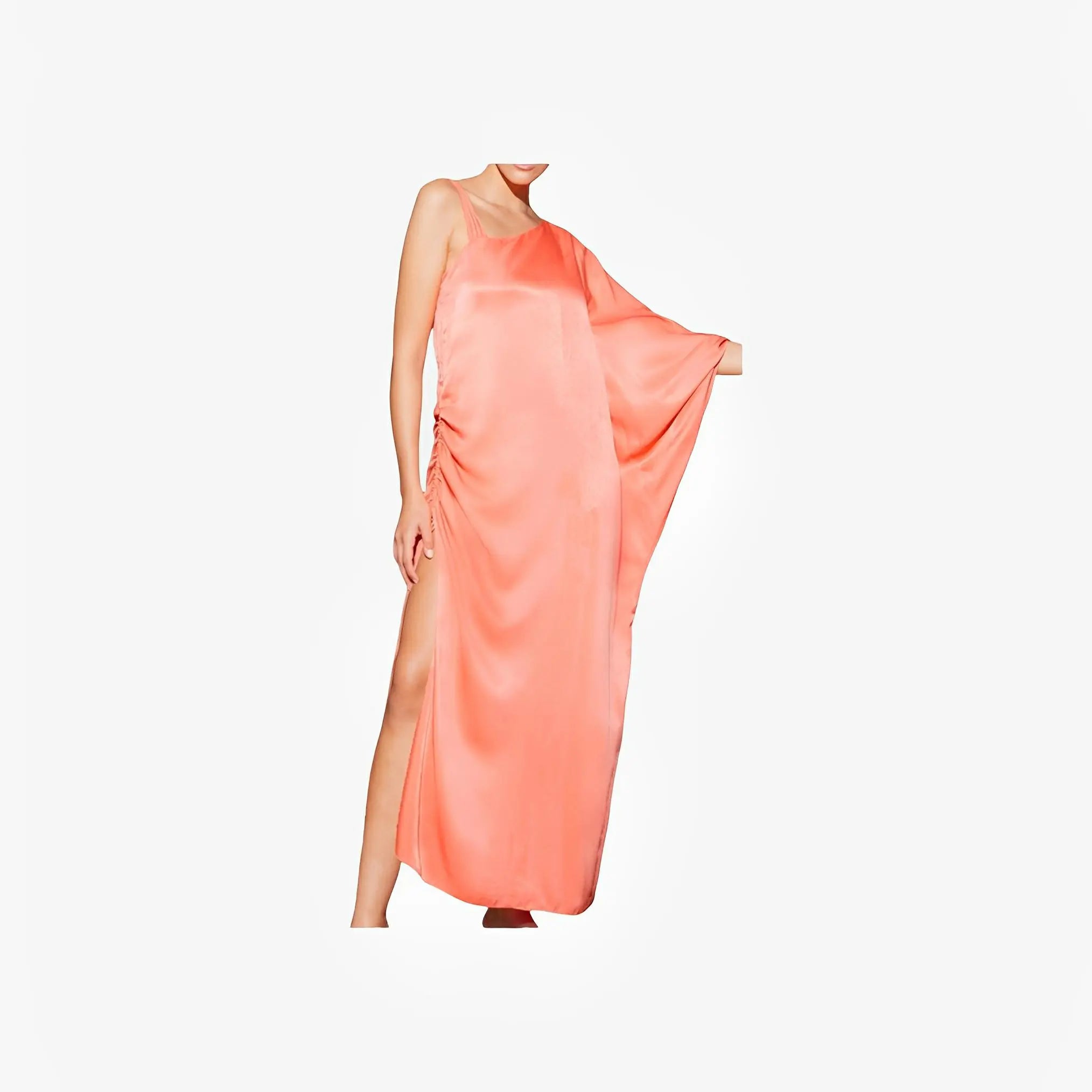 SATIN | Brazilian Luxury Fashion TONAGE TONAGE Dress Plain orange viscose